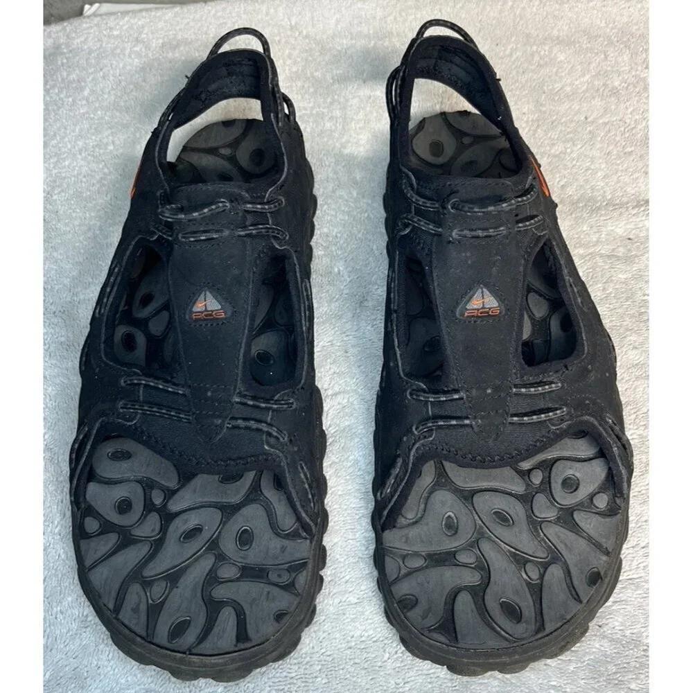 Nike Mens Size 11 Black ACG Trail Sport Hiking Vintage Sandals 690058-081